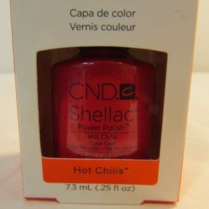 CND Shellac Brand Color Coat “Hot Chilis” .25 oz